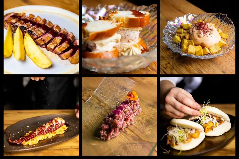 Surtidos platos de Gastrobar La Chosca en Villanueva del Rosario