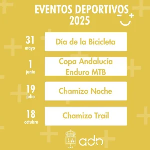 Calendario de Eventos Deportivos 2025 en Villanueva del Rosario