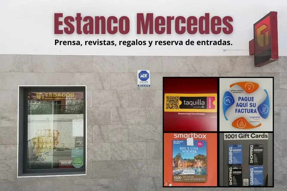 Fachada de Estanco Mercedes en Villanueva del Rosario