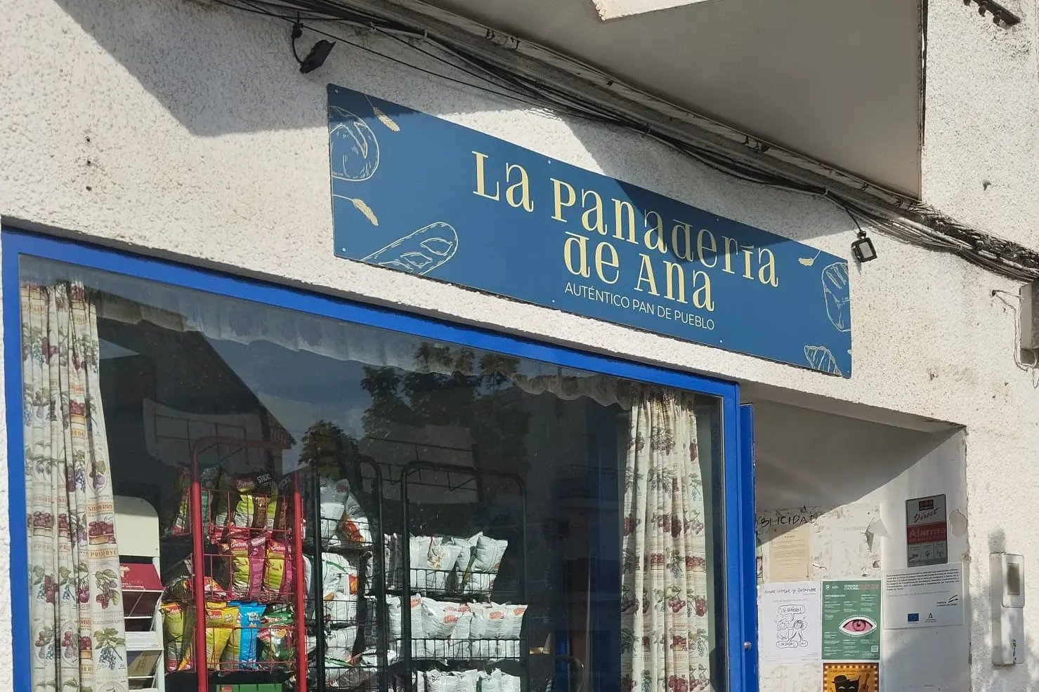 Logo horizontal de la panederia de Ana en Vllanueva del Rosario
