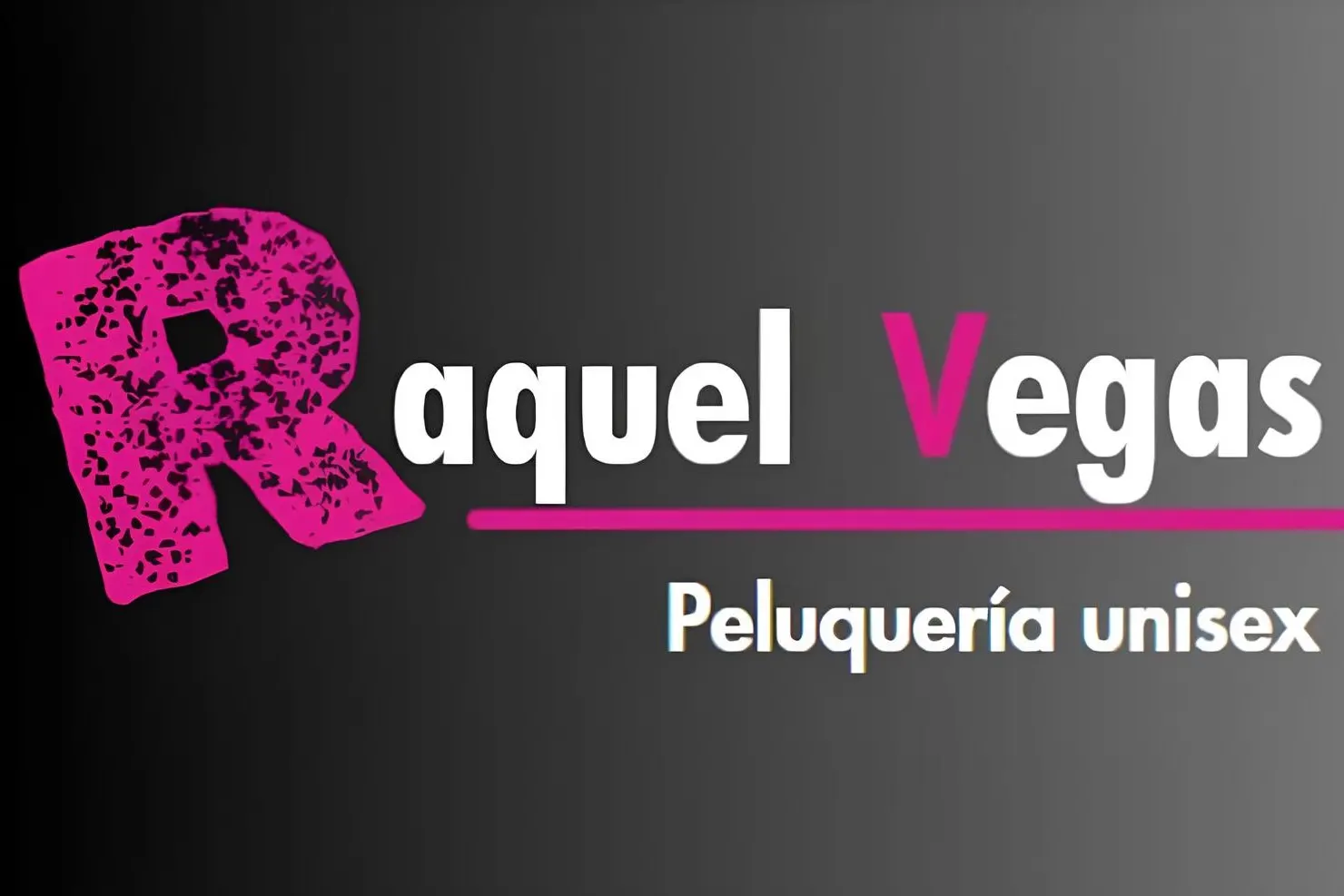 Logo horizontal de Raquel Vegas Peluquería en Vllanueva del Rosario